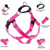 2 Hounds Design Freedom No-Pull Dog Harness & Leash - Hot Pink/Black