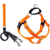 2 Hounds Design Freedom No-Pull Dog Harness & Leash - Neon Orange/Black