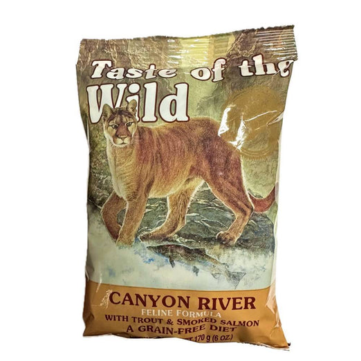 Taste Of The Wild Canyon River Trout & Smoke-Flavored Salmon Grain-Free Dry Cat Food Trial Pack 170g