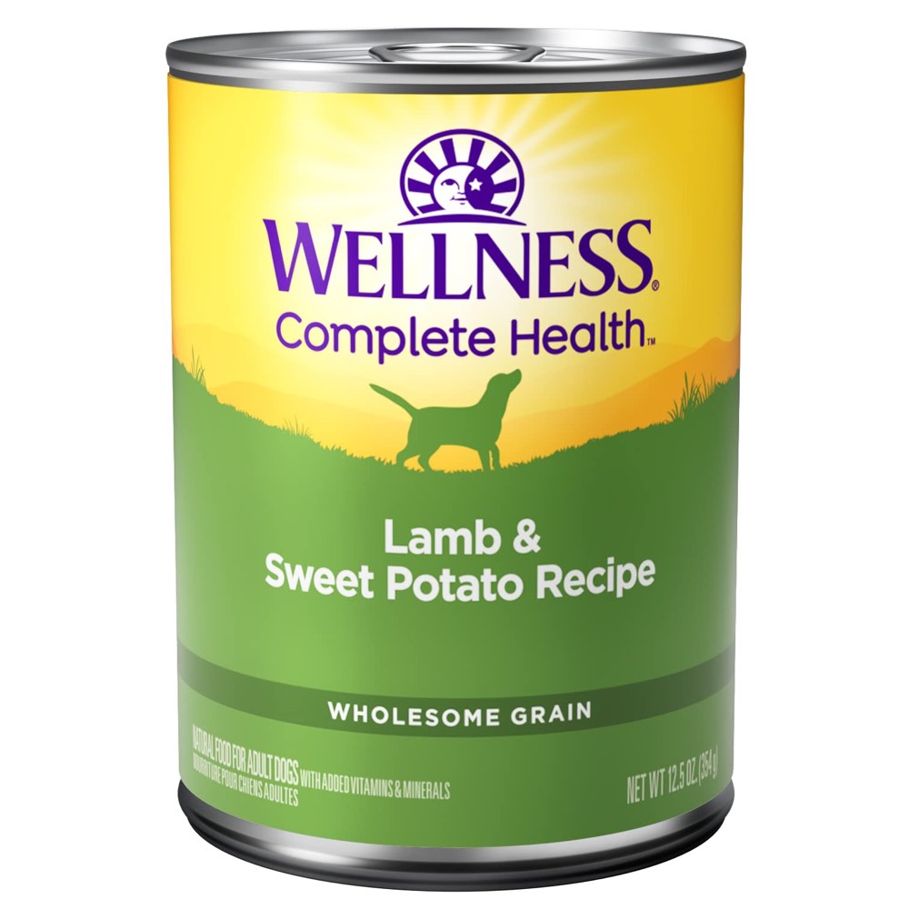 Wellness Complete Health Lamb Sweet Potato Canned Dog Food 354g