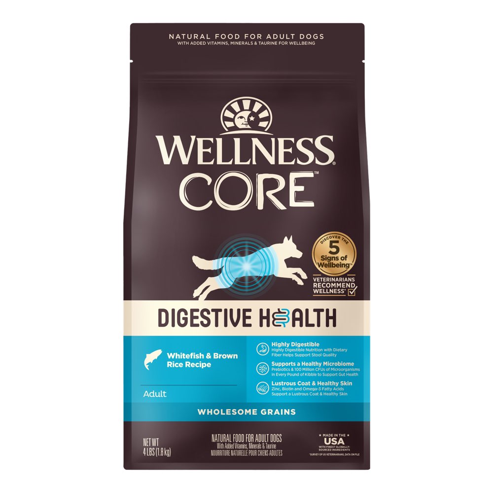 Wellness CORE Digestive Health Whitefish Brown Rice Adult Dry