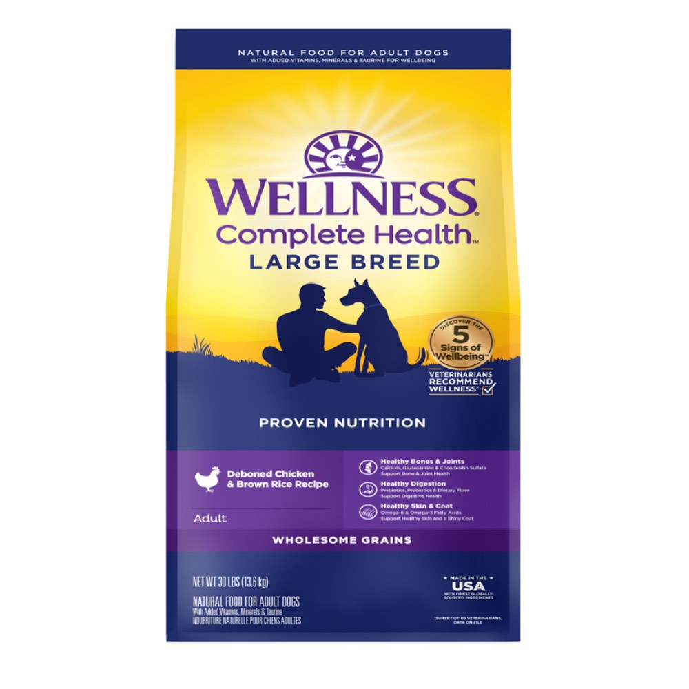 Wellness Complete Health Large Breed Chicken Adult Dry Dog Food