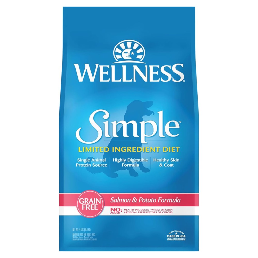 Wellness Simple Grain-Free Salmon Potato Formula Adult Dry Dog