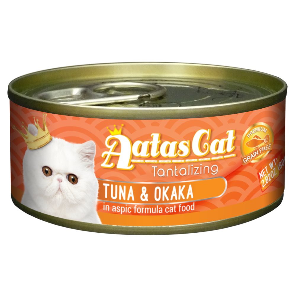 Aatas Cat Tantalizing Tuna Okaka In Aspic Canned Cat Food Kohepets