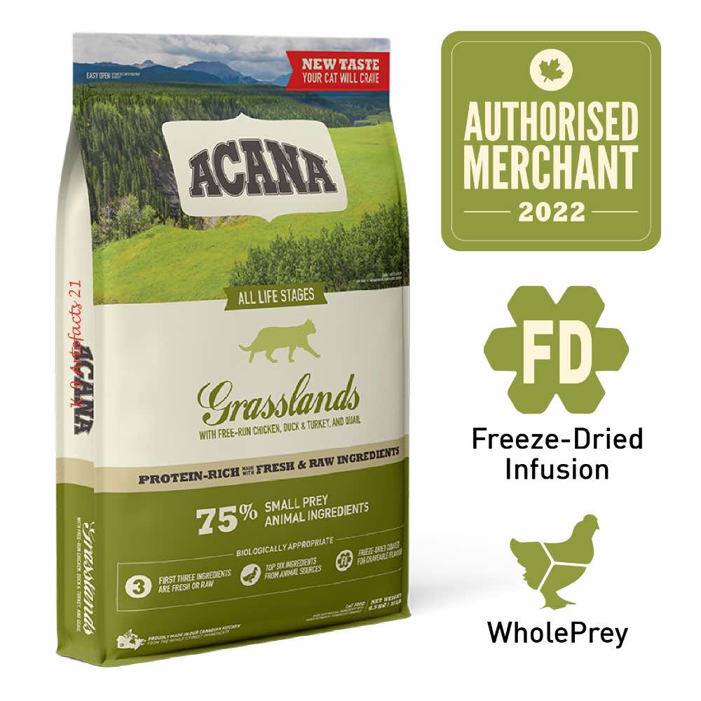 $5 OFF 340g (Exp31Oct26): ACANA Regionals Grasslands Grain-Free