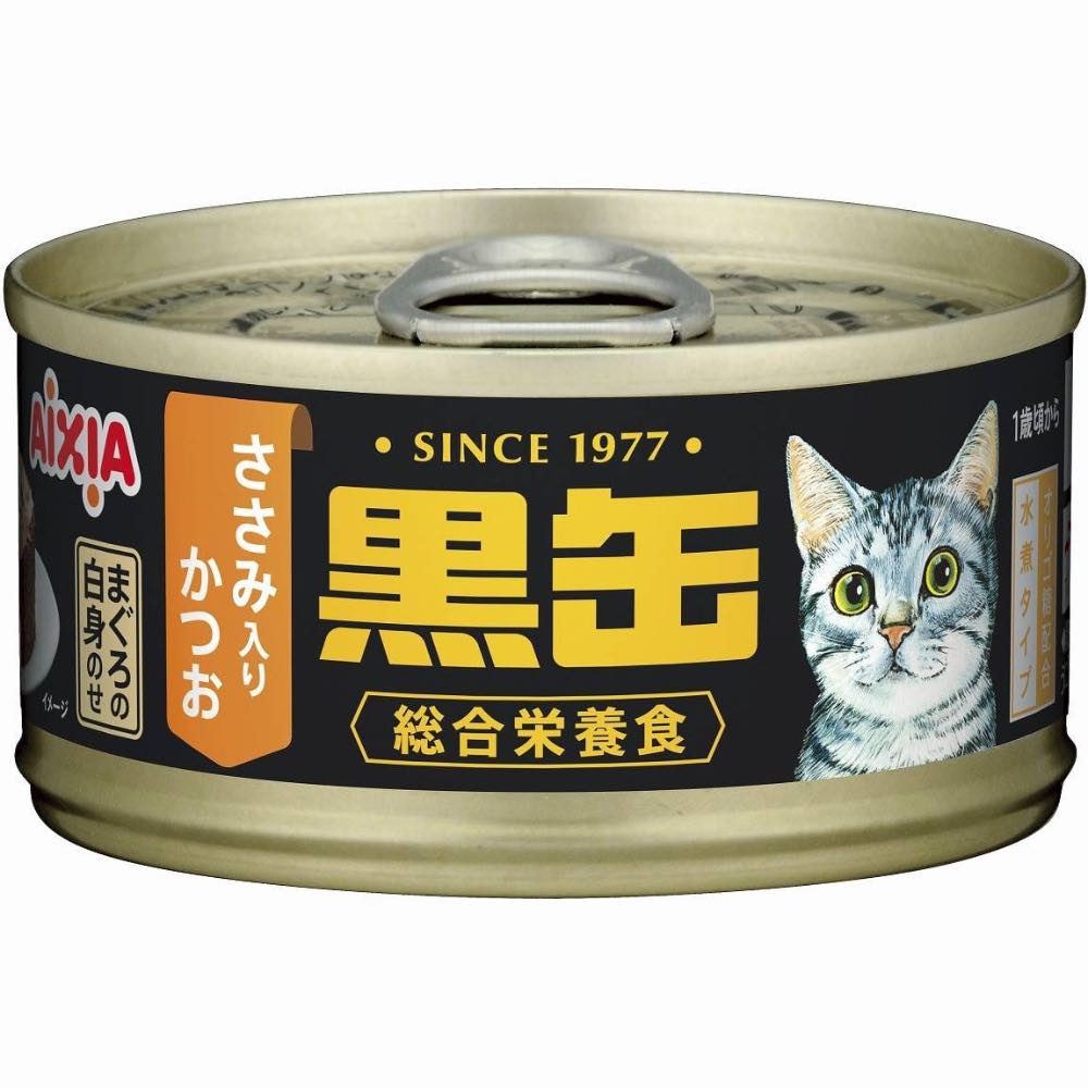 Aixia Kuro-Can Mini Tuna & Skipjack with Chicken Fillet Canned Cat