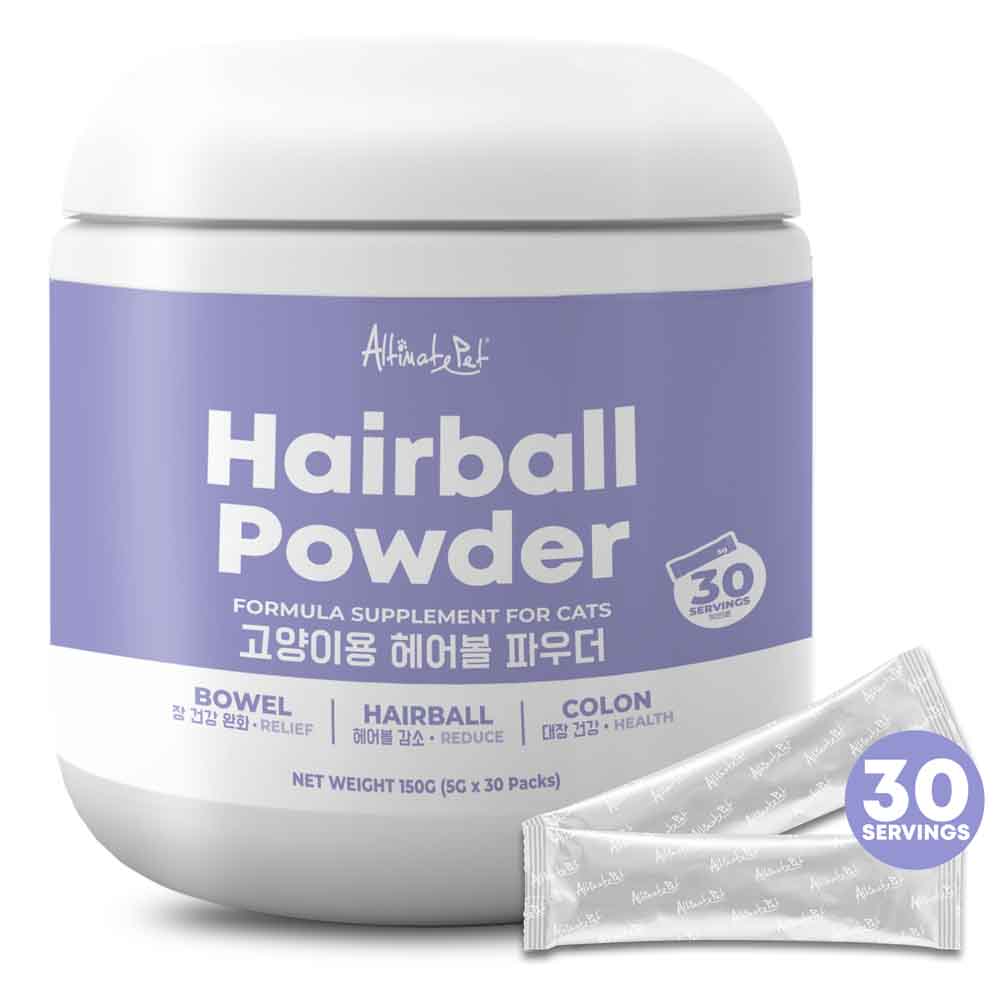 Altimate Pet Hairball Powder Supplement For Cats | Kohepets - Cat Hairball Prevention Powder With Flea Control
