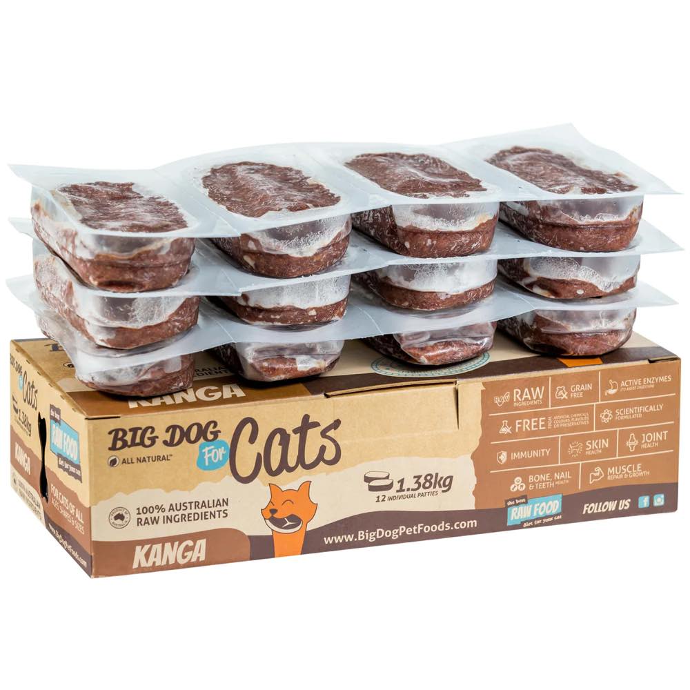 Big Dog BARF Kangaroo Grain-Free Frozen Raw Cat Food Kohepets