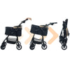 BNDC Pet Stroller 102 For Cats & Dogs (Khaki)