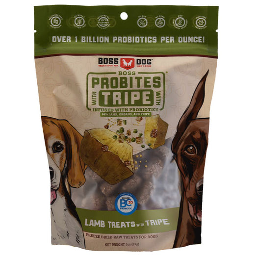 '25% OFF (Exp 2Sep24)': Boss Dog ProBites Lamb With Tripe Grain-Free Freeze-Dried Dog Treats 85g