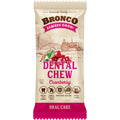 12 FOR $10: Bronco Dental Chew Cranberry Dog Treat 18g