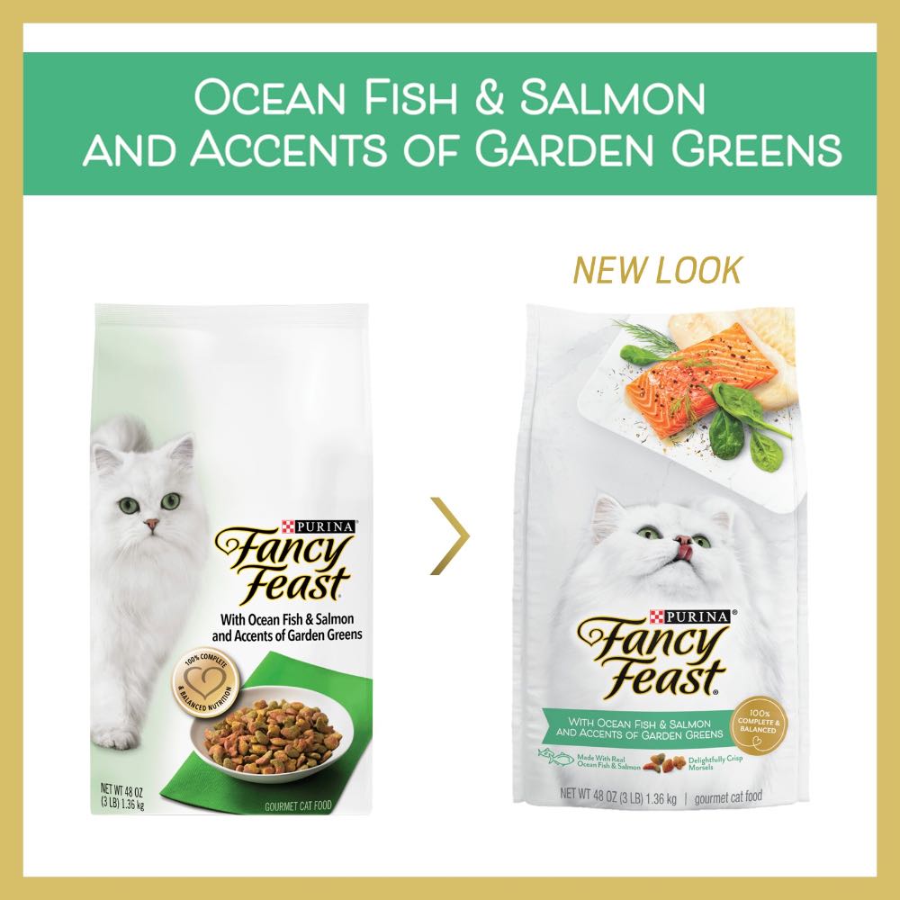 Fancy Feast Gourmet Ocean Fish Salmon Dry Cat Food Kohepets