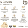Fera Pet Organics Organic Mushrooms Immune Support Supplement Powder For Cats & Dogs 2.12oz