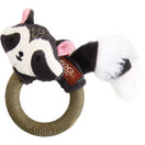 GiGwi Eco Catch & Scratch Silvervine Ring Cat Toy (Raccoon)