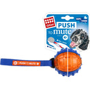 GiGwi Push To Mute Ball Dog Toy (Blue/Orange)