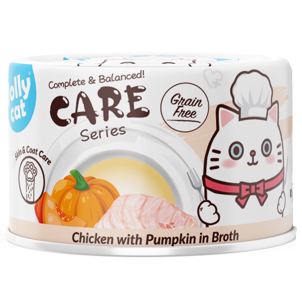 Jollycat Skin & Coat Care Chicken With Pumpkin In Broth Grain-Free