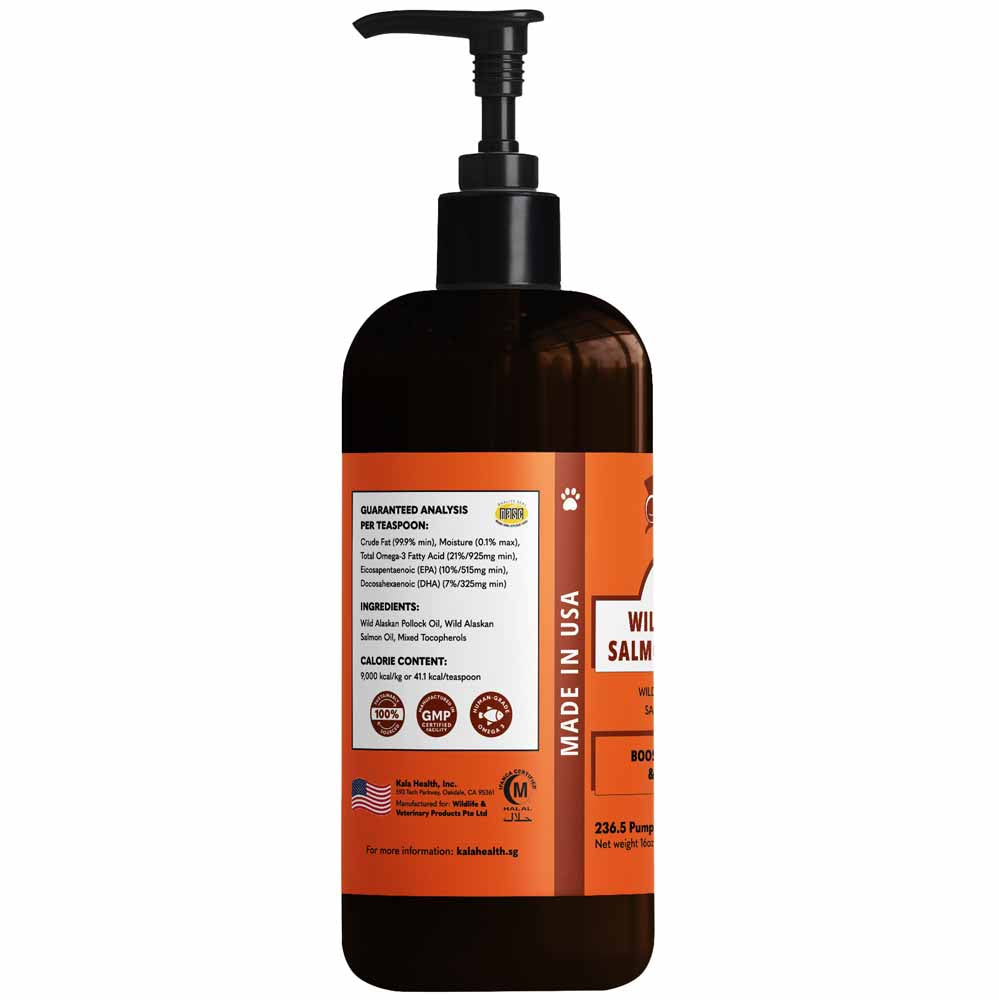 Huile De Saumon Pifpaw Pour Chien/chat - 250 Ml, Qualité Humaine - Neuf, Marque Wellbear