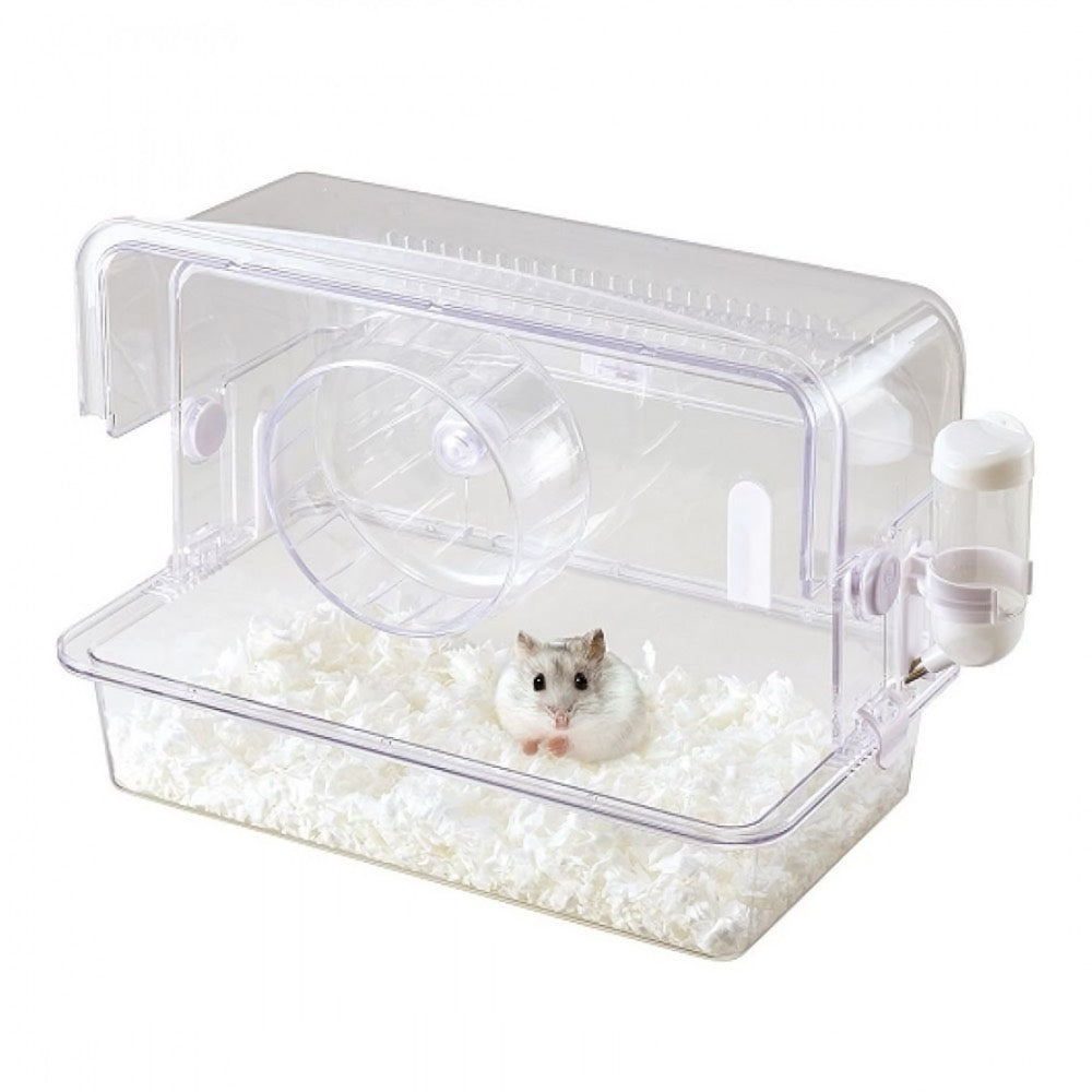 Image showcasing Marukan Clean & Clear Cage 370 For Hamster | Kohepets