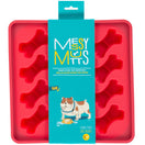 Messy Mutts Framed Silicone Popsicle  Dog Treat Mold (6 Bones, Watermelon)