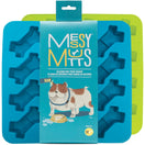 Messy Mutts Silicone Bake & Freeze Dog Treat Maker Set (12 Bones, Blue & Green) 2pc