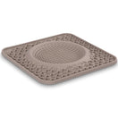 Messy Mutts Silicone Therapeutic Dog Licking Bowl Mat (Grey)