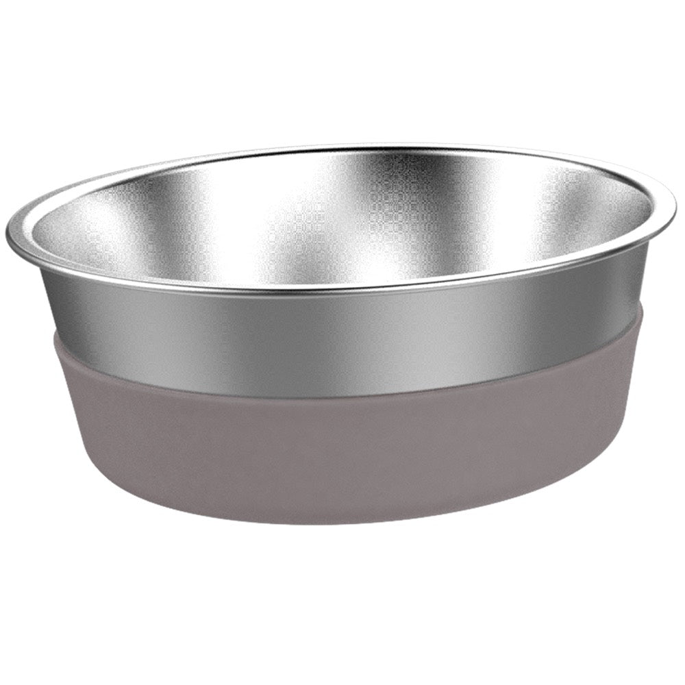 Messy Mutts Stainless Steel Heavy Gauge Dog Bowl With Non-Slip ...