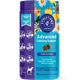 18% OFF: NaturVet Evolutions Advanced Calming Support Supplement Chews For Dogs 90ct