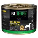 20% OFF: Nutripe Pure Chicken & Green Tripe Gum & Grain-Free Canned Dog Food 185g