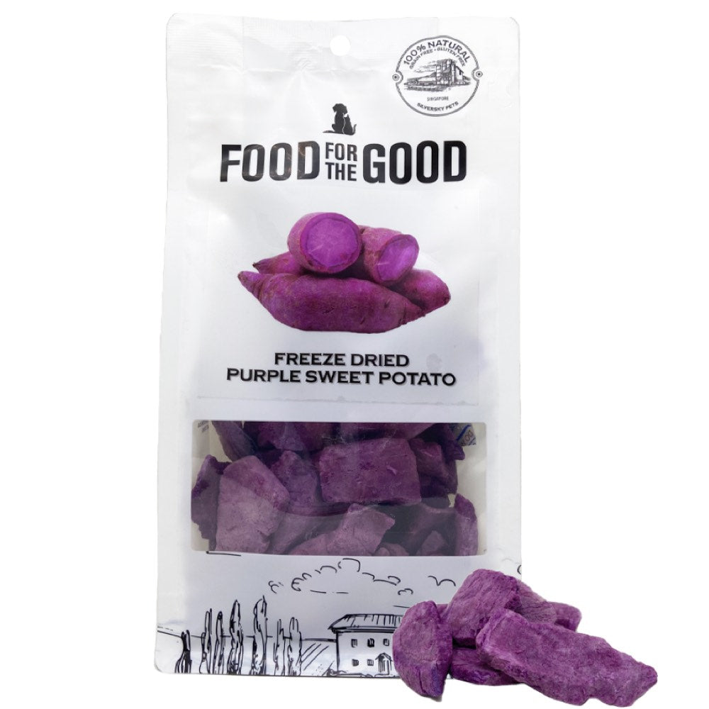 Food For The Good Purple Sweet Potato Freeze-Dried Treats For Cats
