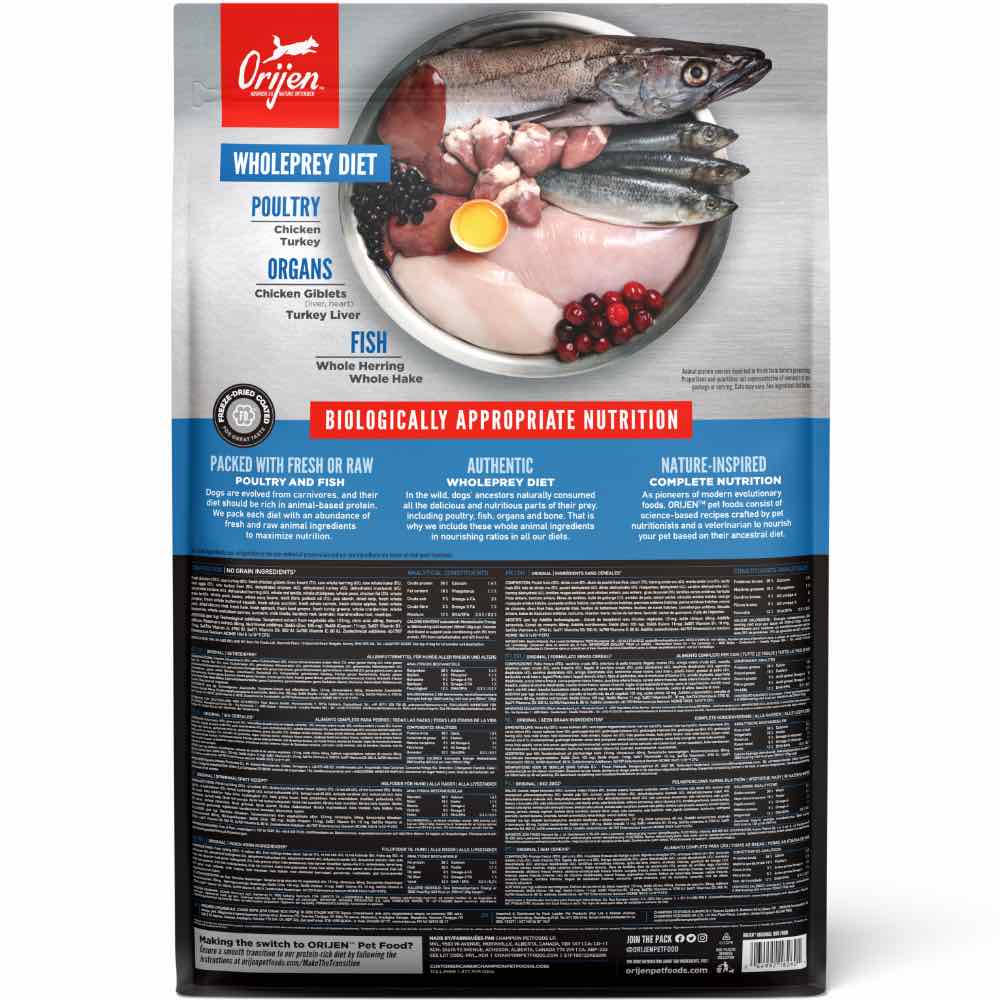 ORIJEN Original Grain-Free Dry Dog Food | Kohepets