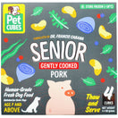 PetCubes Senior Gently Cooked Pork Grain-Free Frozen Dog Food 2.25kg