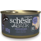 Schesir After Dark Chicken With Duck Pate Grain-Free Adult Canned Cat Food 80g