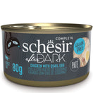 Schesir After Dark Chicken With Quail Egg Pate Grain-Free Adult Canned Cat Food 80g