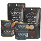 'TRIAL SPECIAL (1 per order)': Schesir After Dark Canned & Velvet Mousse Pouch Grain-Free Adult Cat Food Bundle