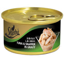 $10 OFF 24 cans: Sheba Tuna & Snapper In Gravy Adult Canned Cat Food 85g x 24