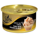 $10 OFF 24 cans: Sheba Tuna With Prawn In Jelly Adult Canned Cat Food 85g x 24