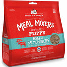 Stella & Chewy’s Perfectly Puppy Beef & Salmon Meal Mixers Grain-Free Freeze-Dried Raw Dog Food 18oz
