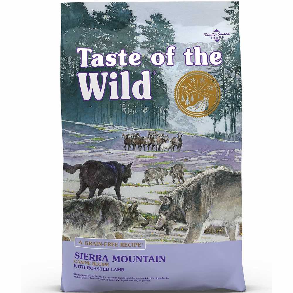 Taste of the Wild Sierra Mountain with Roasted Lamb Grain Free Dry
