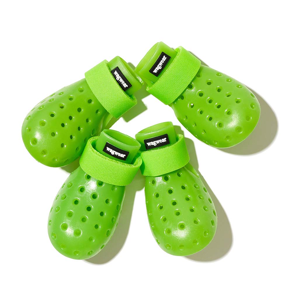 Wagwear WagWellies Mojave Dog Boots (Neon Green) | Kohepets