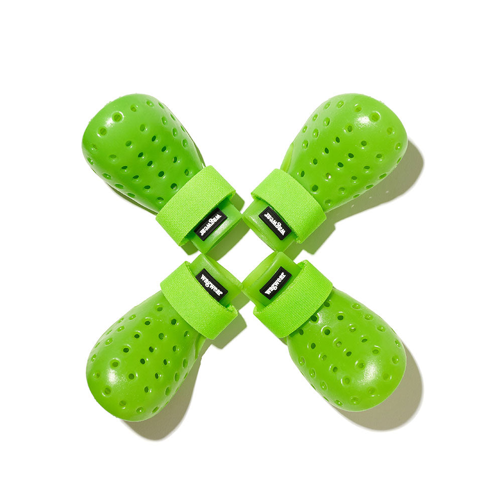 Wagwear WagWellies Mojave Dog Boots (Neon Green) | Kohepets