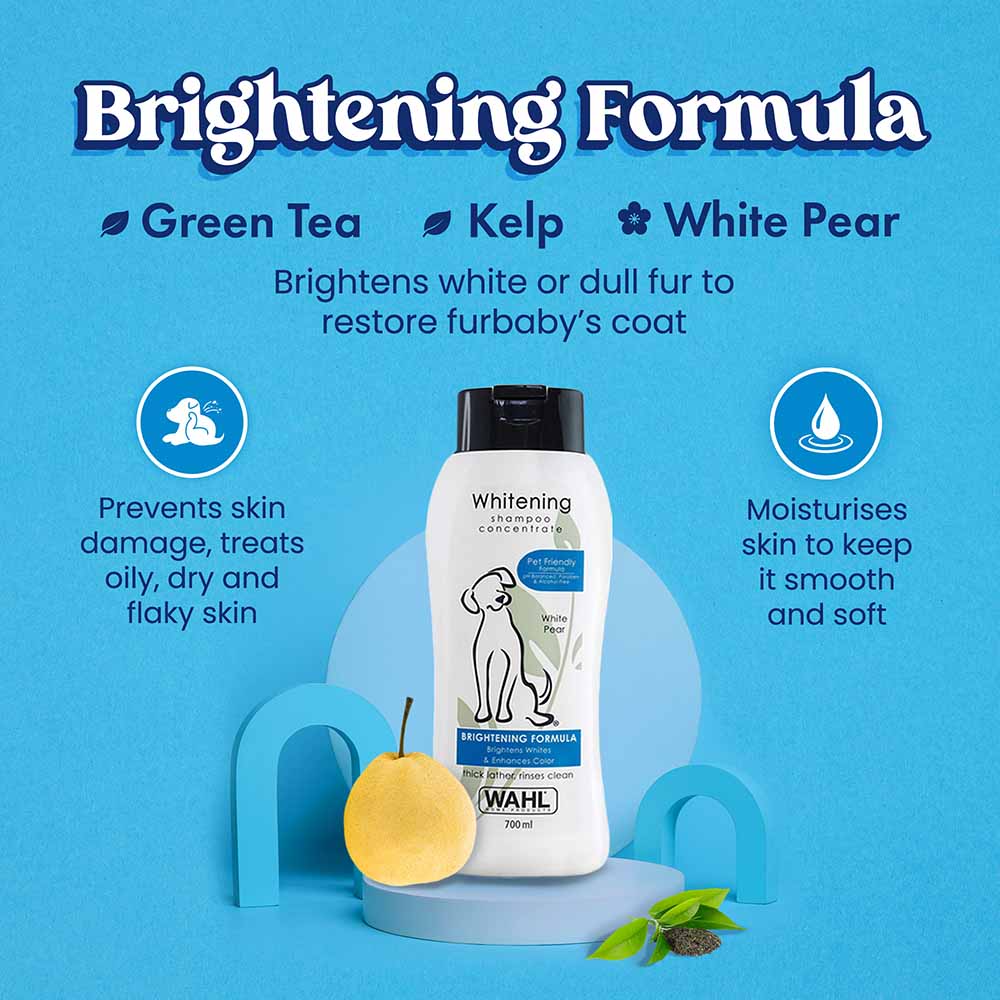 Wahl Whitening Brightening Formula Dog Shampoo 700ml Kohepets