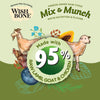 15% OFF: Wishbone Mix & Munch Lamb, Goat & Chicken Grain-Free Freeze-Dried Raw Food Dog Food Topper 350g