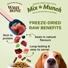 15% OFF: Wishbone Mix & Munch Lamb, Goat & Chicken Grain-Free Freeze-Dried Raw Food Dog Food Topper 350g