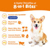 10% OFF: Zesty Paws 8-in-1 Bites Peanut Butter Flavor Dog Supplement Chews 90ct