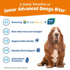 10% OFF: Zesty Paws Senior Advanced Omega Bites Chicken Flavor Dog Supplement Chews 90ct