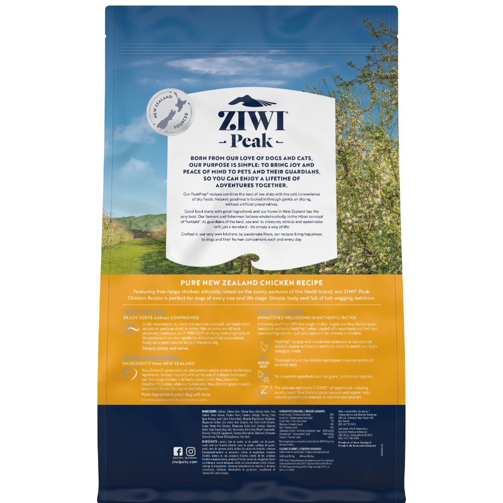 ZiwiPeak Free Range Chicken Air Dried Dog Food | Kohepets