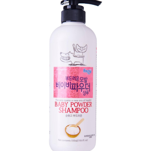 20% OFF: Forbis Baby Powder Shampoo For Cats & Dogs 550ml - Kohepets