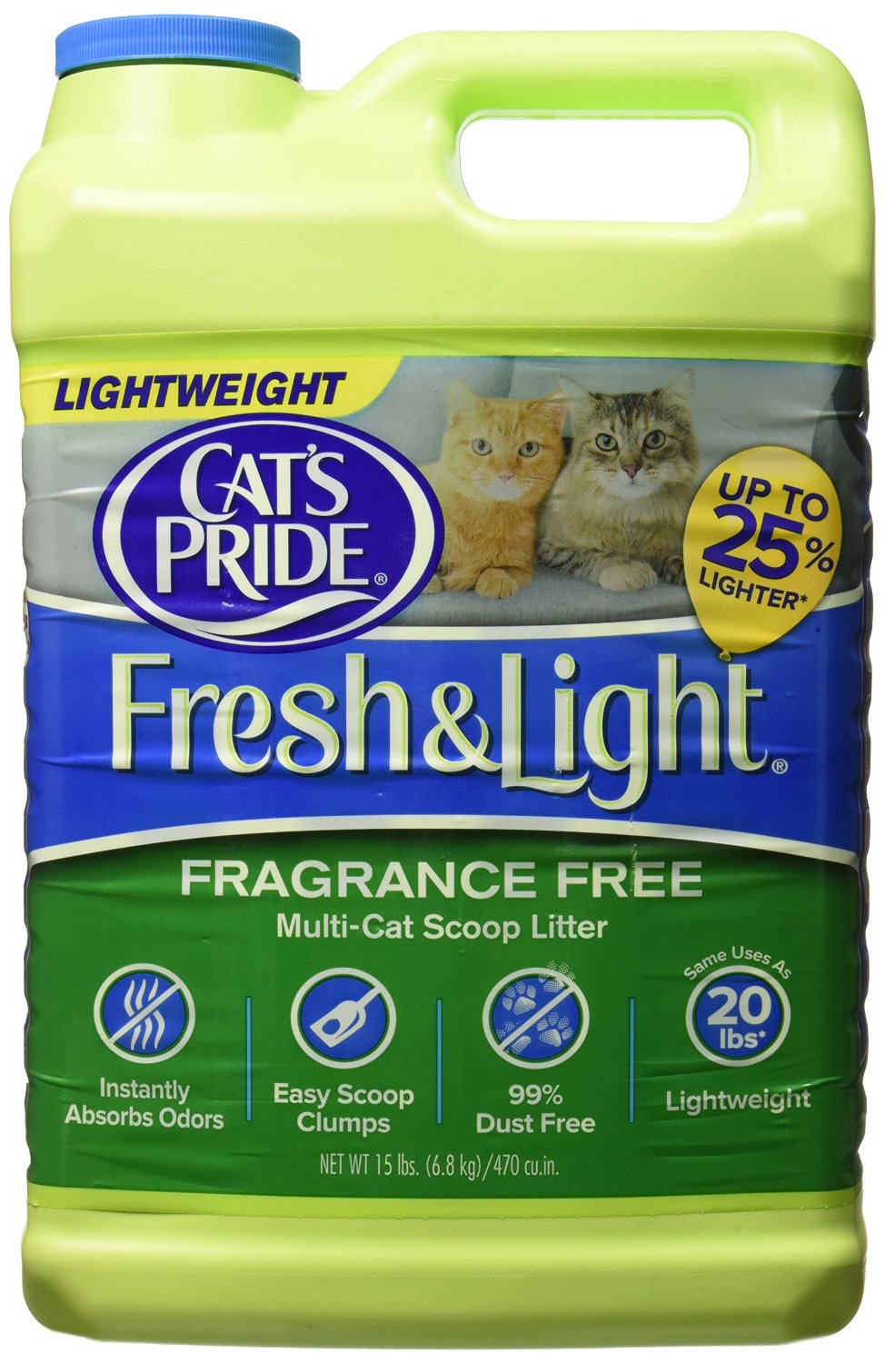 Cat's Pride Fresh Light Fragrance-Free Premium Clumping Cat