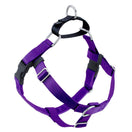 2 Hounds Design Freedom No-Pull Dog Harness & Leash - Purple/Black