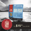 ORIJEN Six Fish Freeze Dried Cat Treats 35g